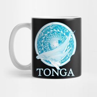 Humpack Whales Shield of Tonga Mug